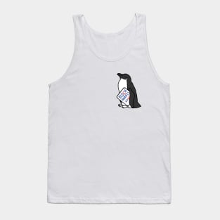 Small Penguin with Biden Harris Sign Tank Top